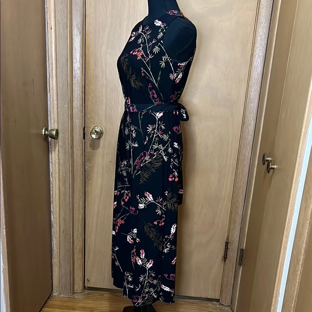Tommy Hilfiger Black and Floral Jumpsuit - Picture 2 of 7